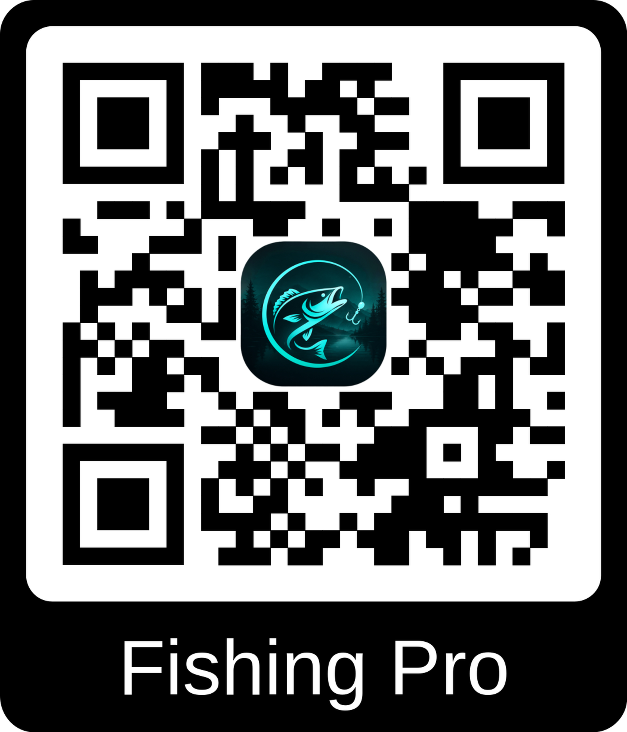 QR code linking to Fishing Pro on Google Play