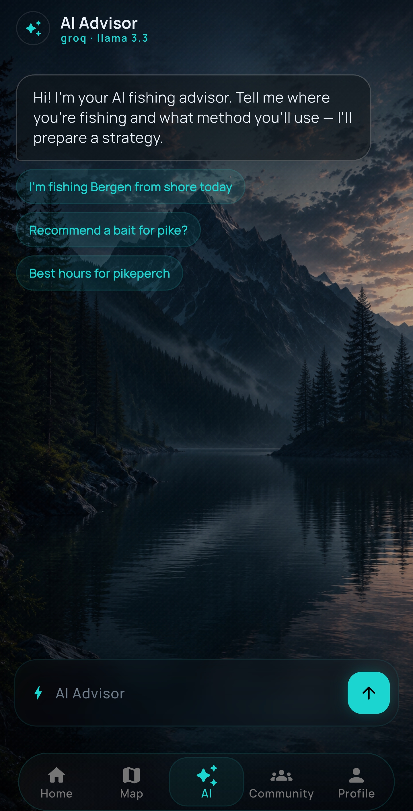 Fishing Pro AI advisor